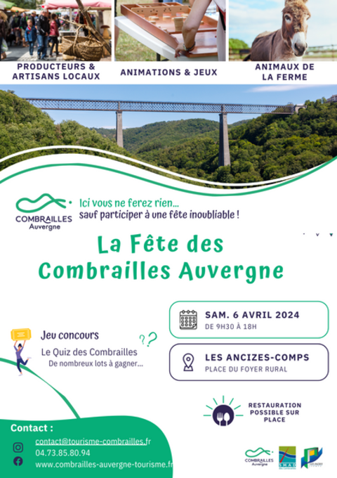 Affiche évènement - La Fête des Combrailles Auvergne